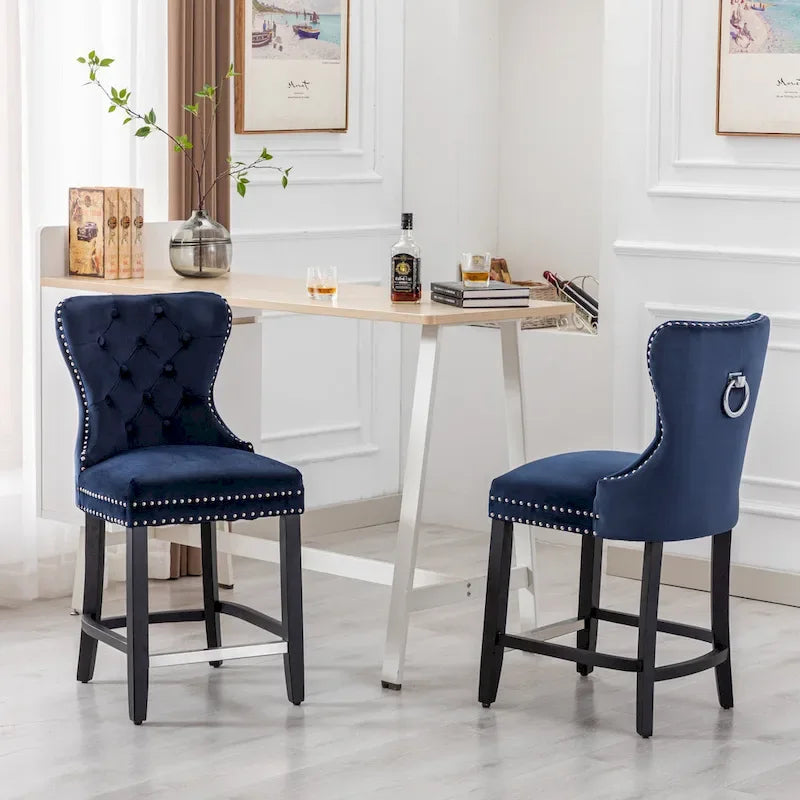 Carter 24 Wingback Tufted Nailhead Counter Stool (Set of 2)-21