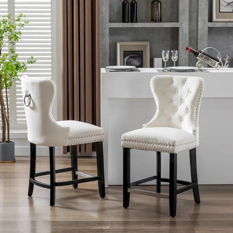 Carter 24 Wingback Tufted Nailhead Counter Stool (Set of 2)-31