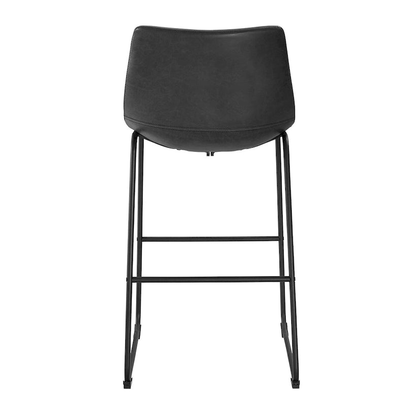 Middlebrook Prusiner 30-inch Faux Leather Bar Stool (Set of 2)-19