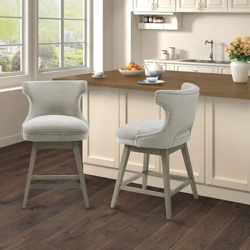 Madison Park Janet 360 degree Swivel Counter Stool-10