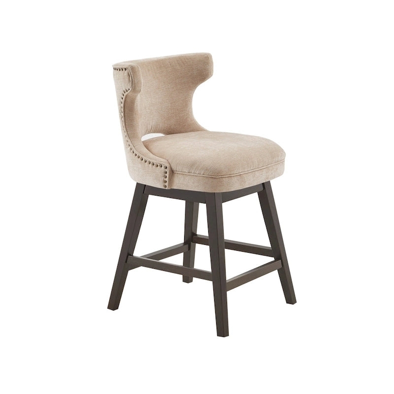 Madison Park Janet 360 degree Swivel Counter Stool-12