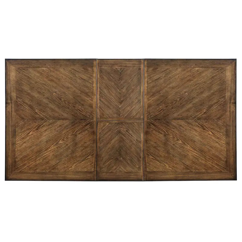 Furniture of America Bethannie 2-tone 78-inch Expandable Dining Table-3