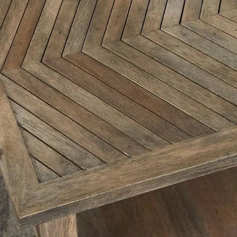 Steve Silver Minett Solid Mango Chairside Side Table-4