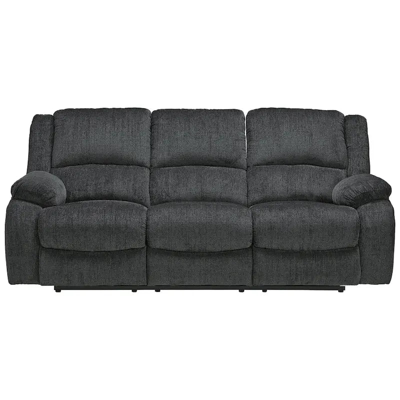 Draycoll Contemporary Reclining Sofa, Slate-3
