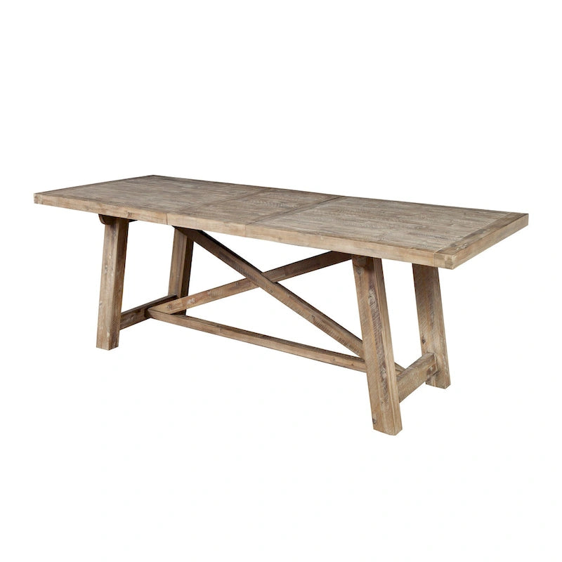Newberry Extension Dining Table, Weathered Natural-3