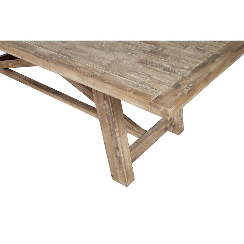 Newberry Extension Dining Table, Weathered Natural-4