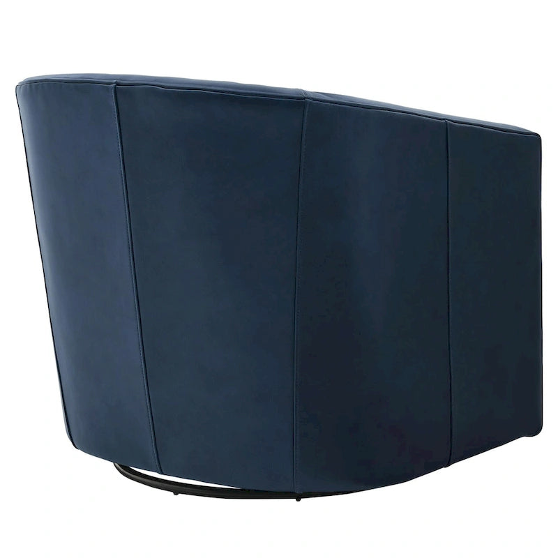 Walsh Top Grain Leather Swivel Chair-27
