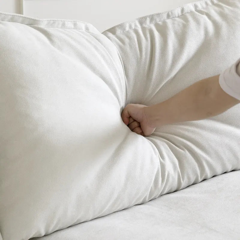 6 Piece U-shaped Velvet Upholstery Modular Sectional Sofa with 2 Ottoman-14