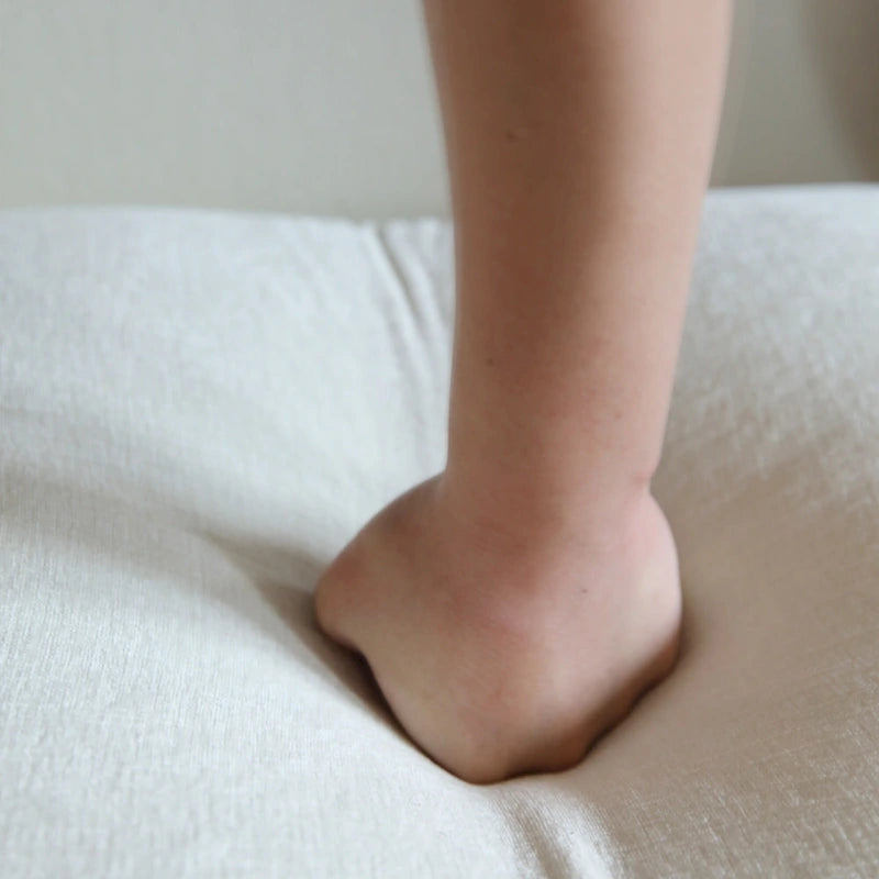 103.9 L-Shaped Sectional Sofa Chenille Fabric 3-Seat Couch with Ottoman-5