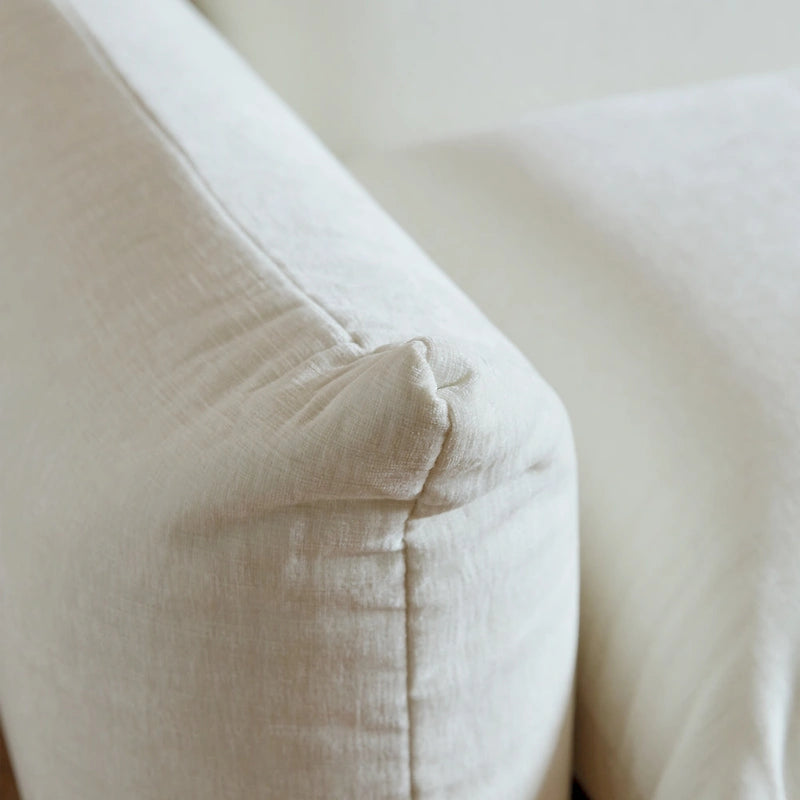 103.9 L-Shaped Sectional Sofa Chenille Fabric 3-Seat Couch with Ottoman-6