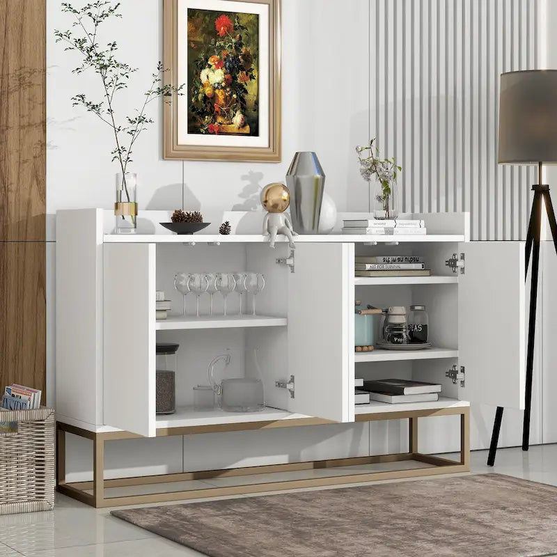 Sideboard Elegant Buffet Cabinet with Large Storage Space-10