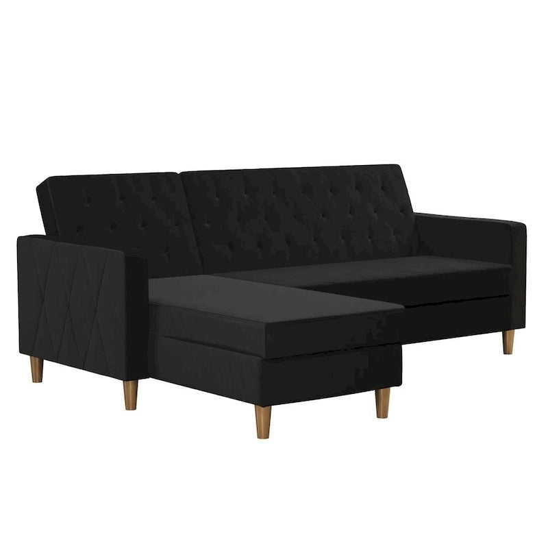 CosmoLiving by Cosmopolitan Liberty Sectional Futon with Storage-41