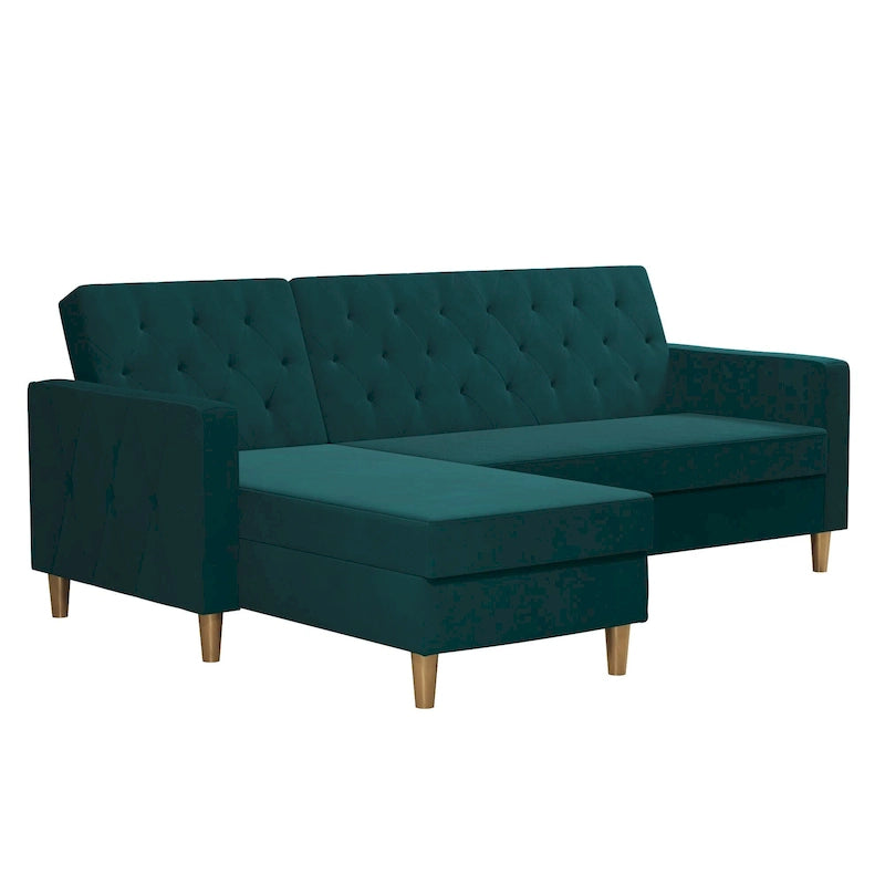 CosmoLiving by Cosmopolitan Liberty Sectional Futon with Storage-42