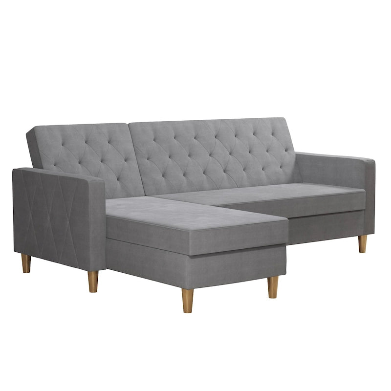 CosmoLiving by Cosmopolitan Liberty Sectional Futon with Storage-43