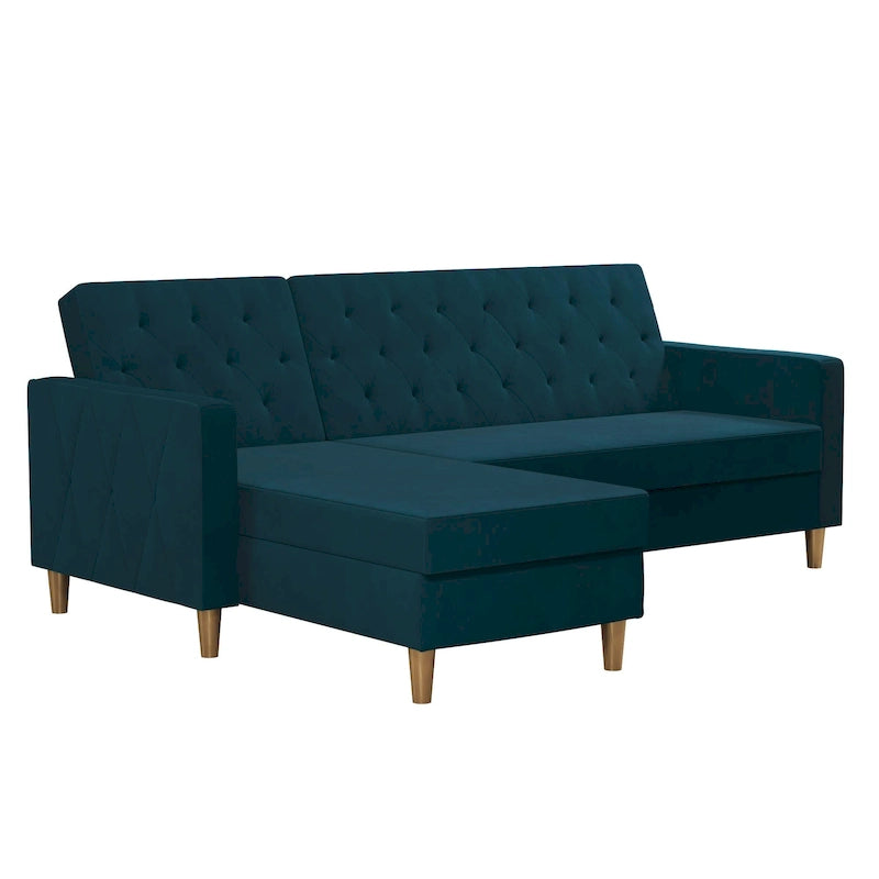 CosmoLiving by Cosmopolitan Liberty Sectional Futon with Storage-44