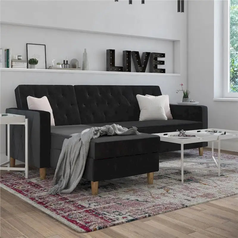 CosmoLiving by Cosmopolitan Liberty Sectional Futon with Storage-3