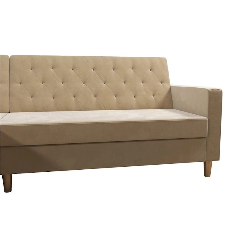 CosmoLiving by Cosmopolitan Liberty Sectional Futon with Storage-16