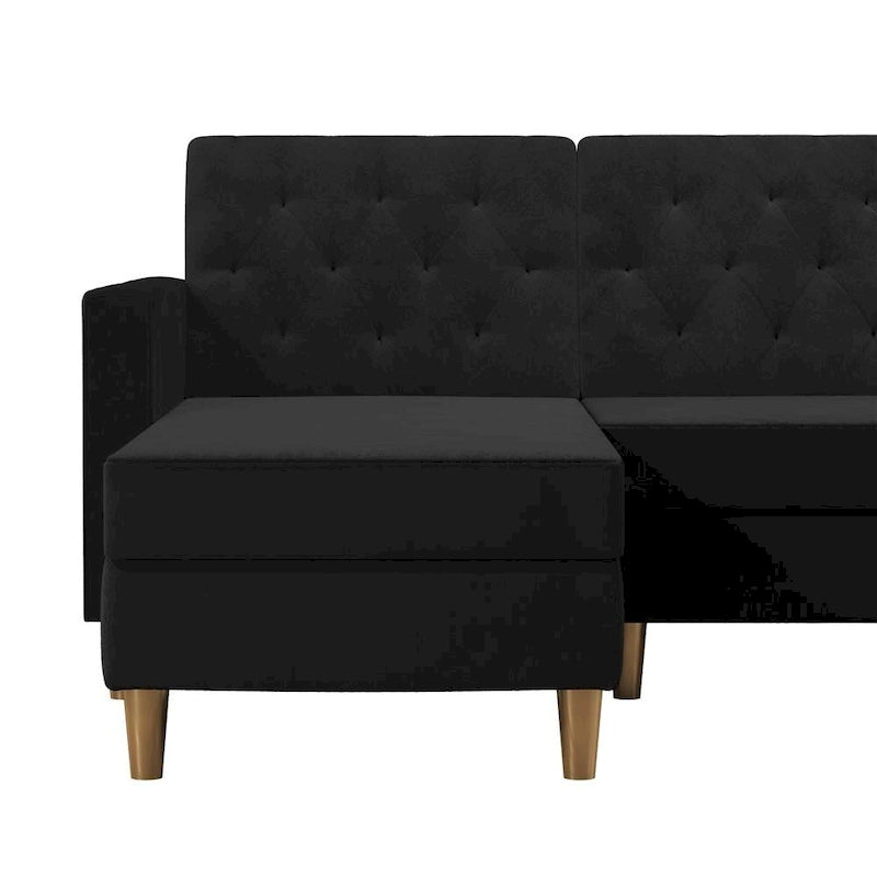 CosmoLiving by Cosmopolitan Liberty Sectional Futon with Storage-17