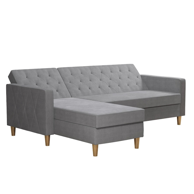 CosmoLiving by Cosmopolitan Liberty Sectional Futon with Storage-22