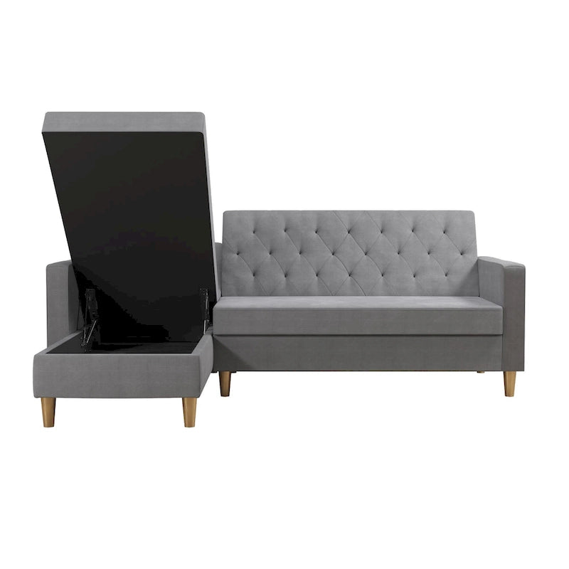 CosmoLiving by Cosmopolitan Liberty Sectional Futon with Storage-26