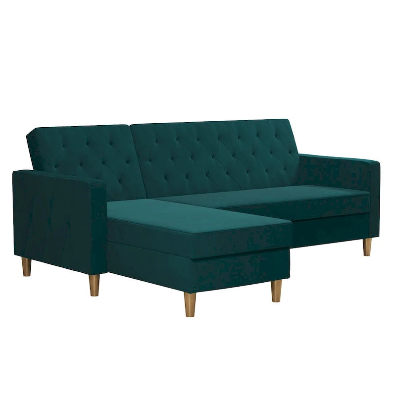 CosmoLiving by Cosmopolitan Liberty Sectional Futon with Storage-31