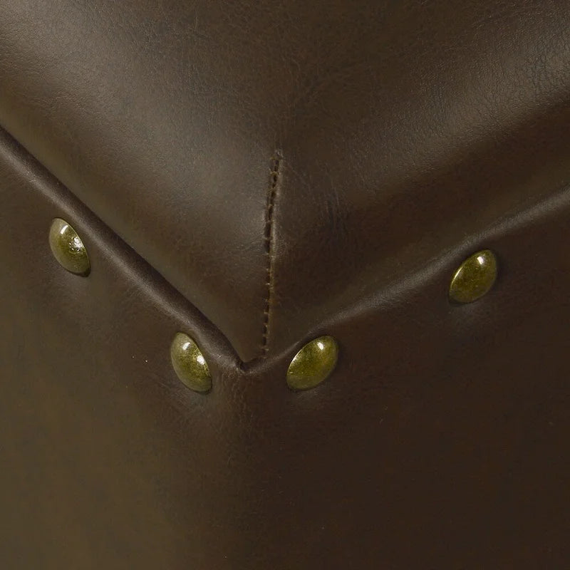 HomePop Storage Bench with Nail head Trim-19