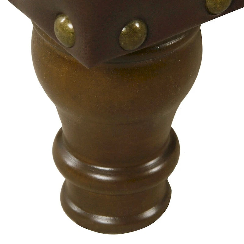 HomePop Storage Bench with Nail head Trim-22