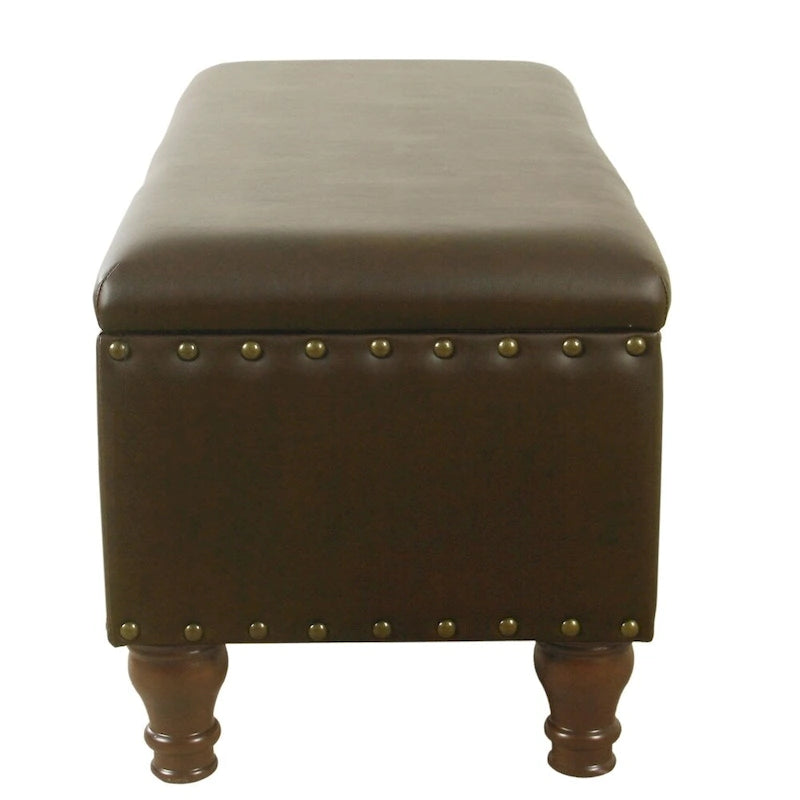 HomePop Storage Bench with Nail head Trim-27