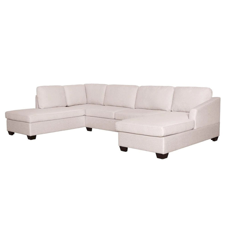 Modern U Shaped Oversized Chaise Sofa-5