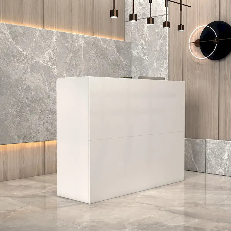 3-Drawer Reception Desk Reception Table Computer Writing Desk Working-2