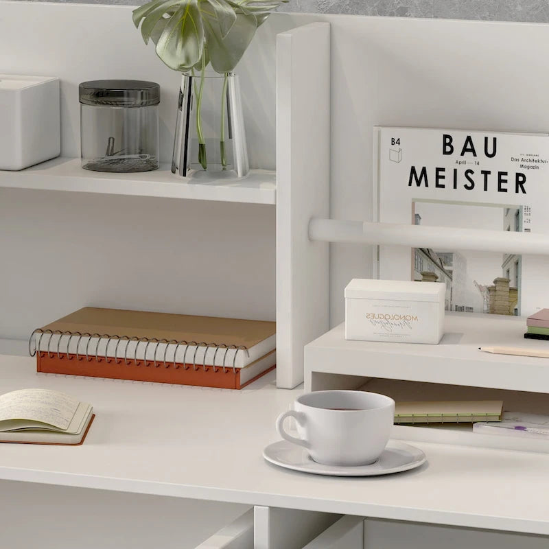 3-Drawer Reception Desk Reception Table Computer Writing Desk Working-9