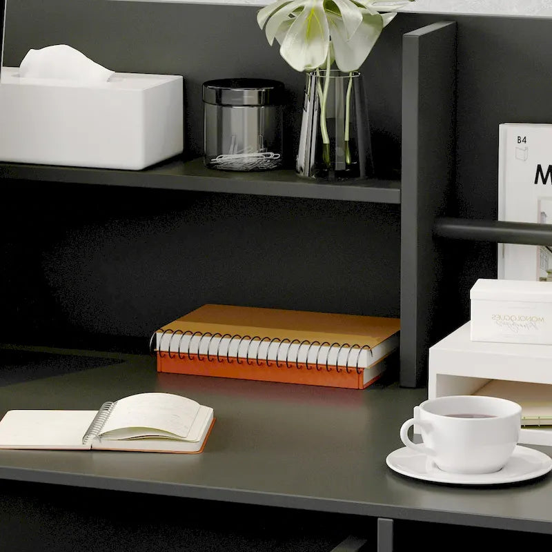 3-Drawer Reception Desk Reception Table Computer Writing Desk Working-17