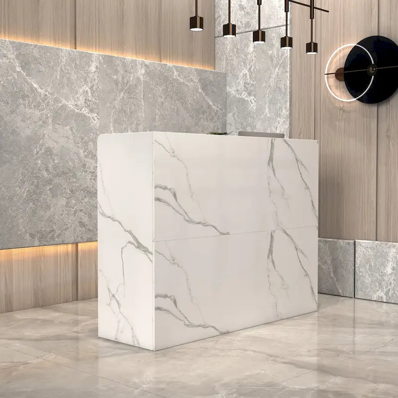 3-Drawer Reception Desk Reception Table Computer Writing Desk Working-23