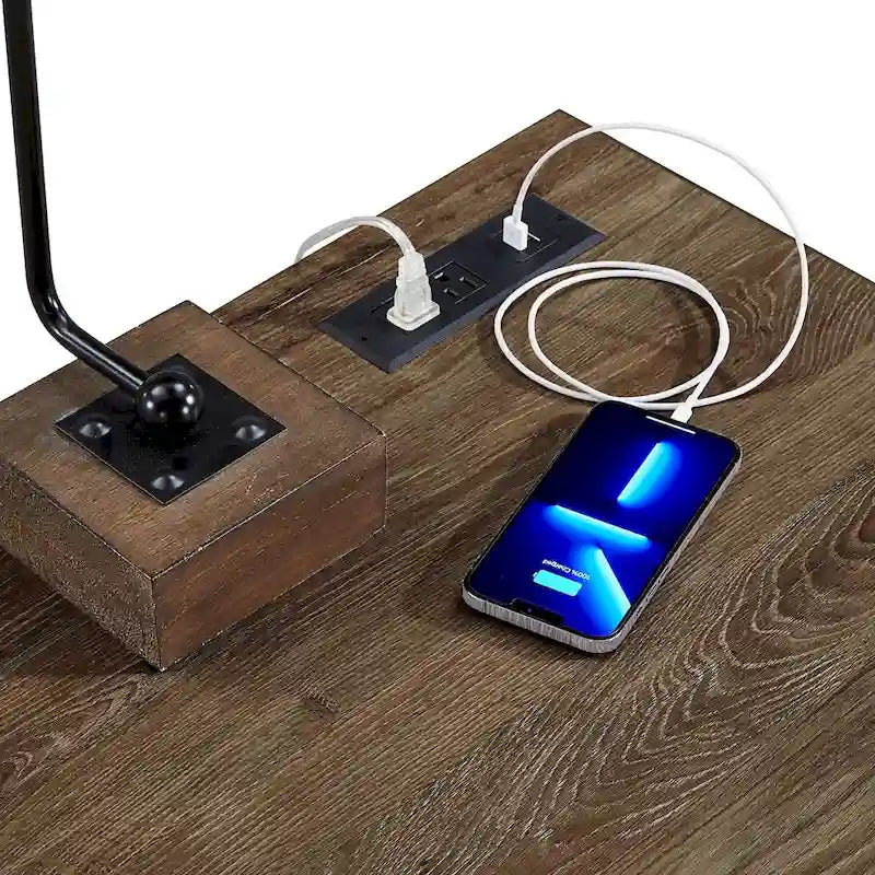 Hinesburg 35 in. Writing Desk with USB Charger by iNSPIRE Q Classic-7