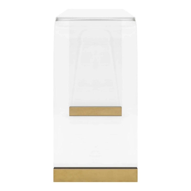 Acrylic Gold Console Table