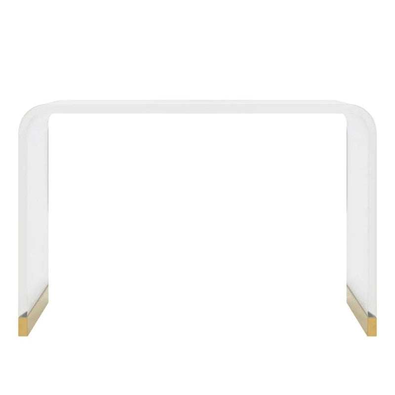 Acrylic Gold Console Table-3