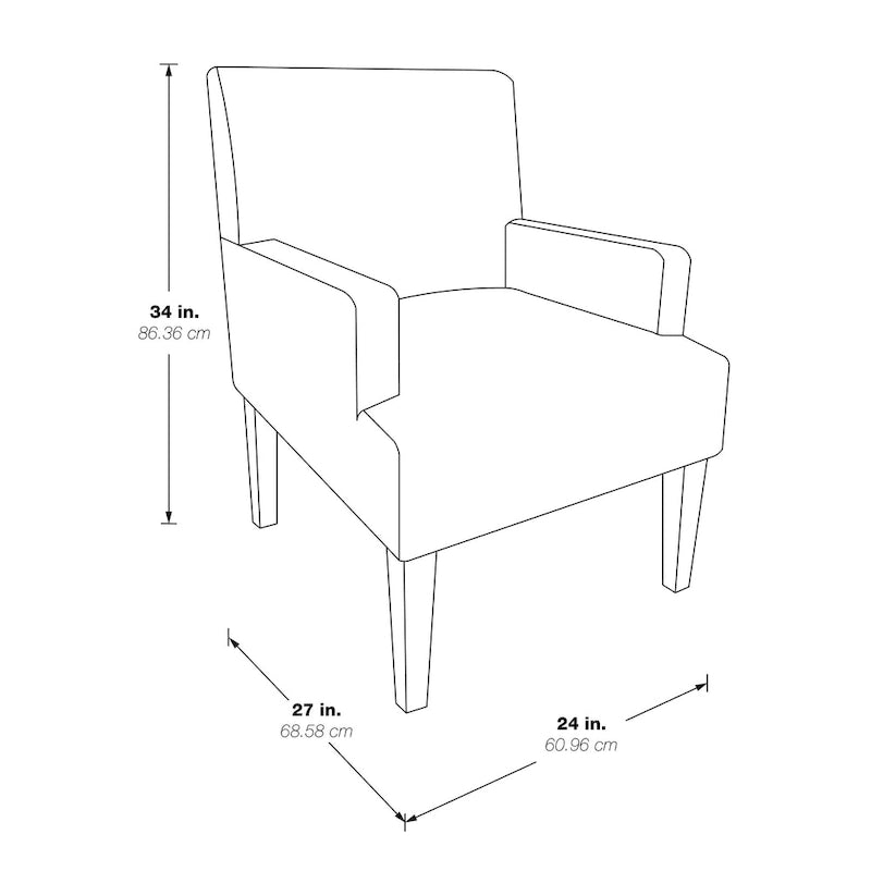 OSP Home Furnishings Main Street Accent Chair in Woven Fabric-2