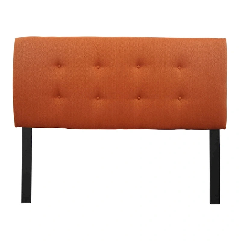 8-button Tufted Candice Pumpkin Headboard