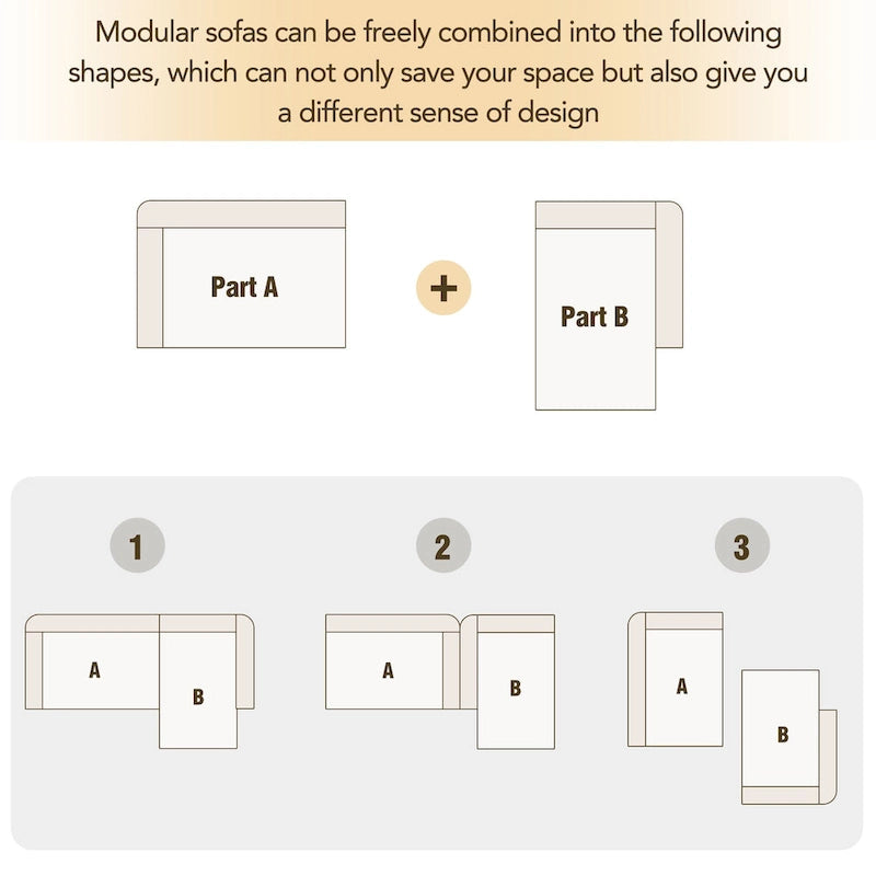 110.2*72.8 Modular Modular Combination Living Room Sofa Set, Modern Minimalist Sofa, Living Room Upholstered Sofa Bed, Bedroom,-4