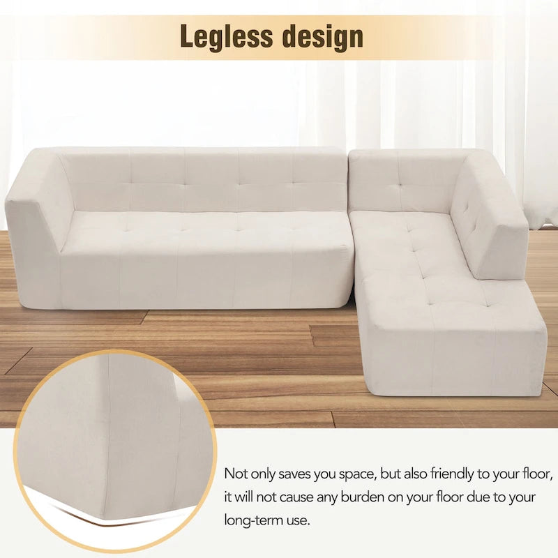 110.2*72.8 Modular Modular Combination Living Room Sofa Set, Modern Minimalist Sofa, Living Room Upholstered Sofa Bed, Bedroom,-5