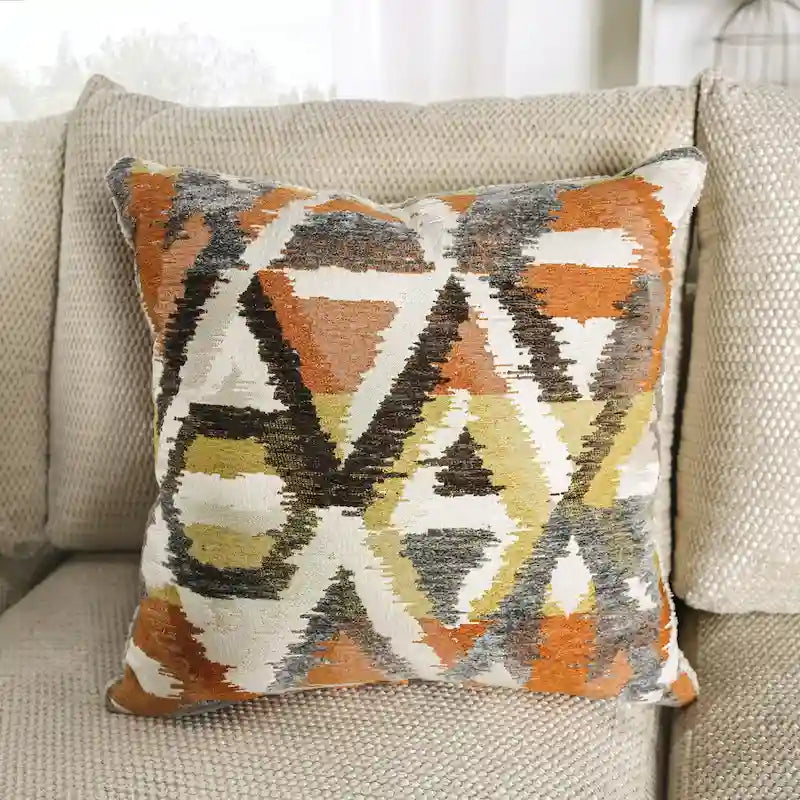 Pluttnam Transitional Tan Microfiber U-Shaped Sectional by Furniture of America-4