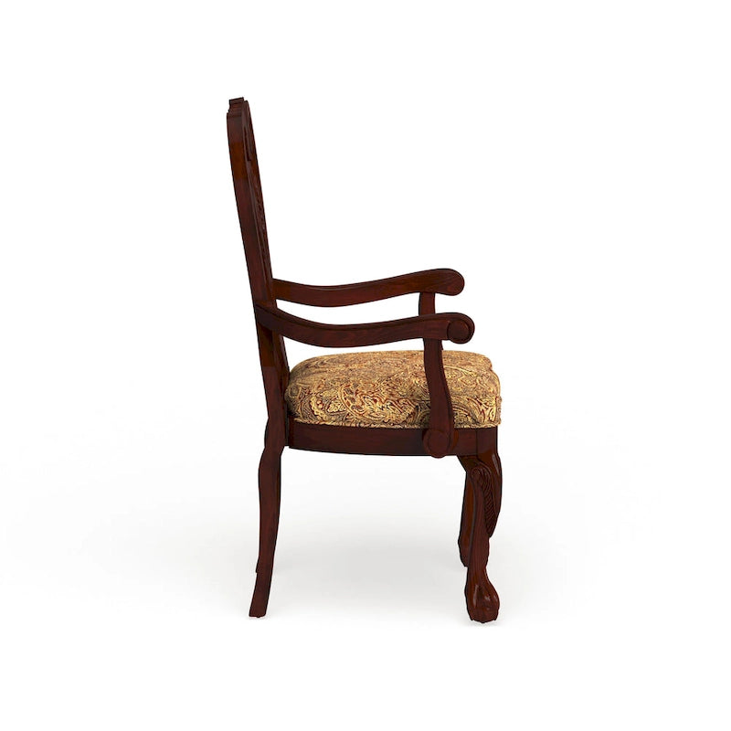 Furniture of America Carpia Formal Cherry Dining Chair (Set of 2)-4