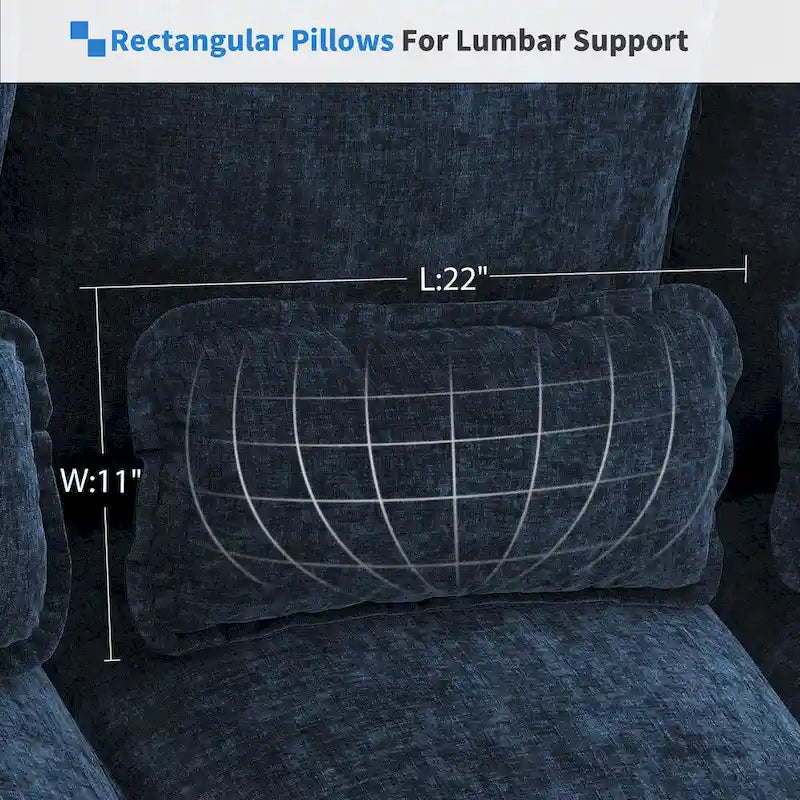 [VIDEO provided][New]109.8*55.9 Modern U-shaped Sectional Sofa with Waist Pillows,6-seat Upholstered Symmetrical Sofa Furniture-20