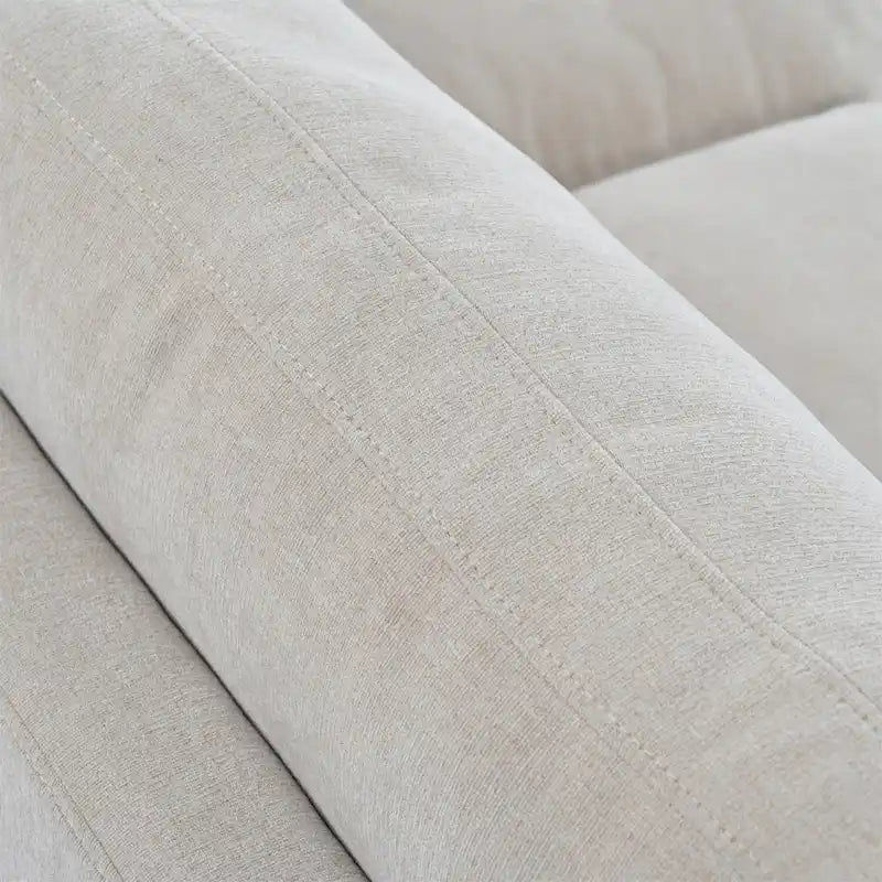 Merax Indoor Cushioned Combination Sofas with Curved Seat-17