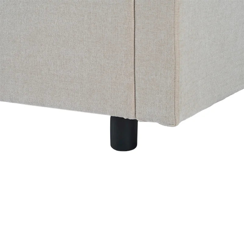 Merax Indoor Cushioned Combination Sofas with Curved Seat-18