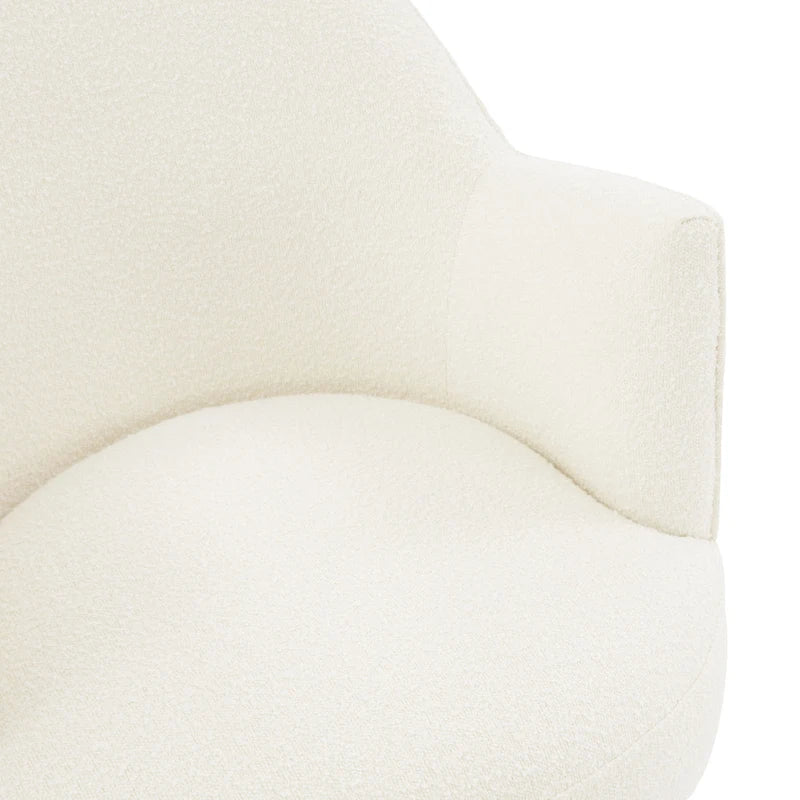 SAFAVIEH Couture Nver Swivel Accent Chair - 26 In. W x 32 In. D x 31 In. H - 26Wx32Dx31H-8