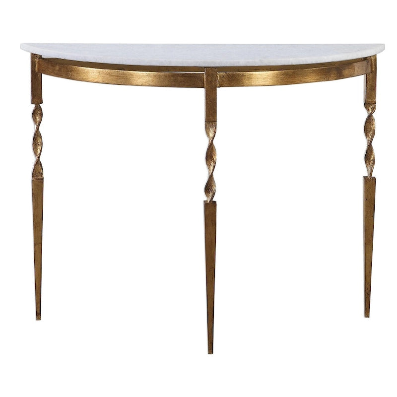 40 white and gold elegant marble console table
