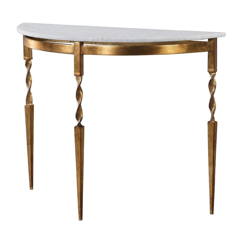 40 white and gold elegant marble console table-5