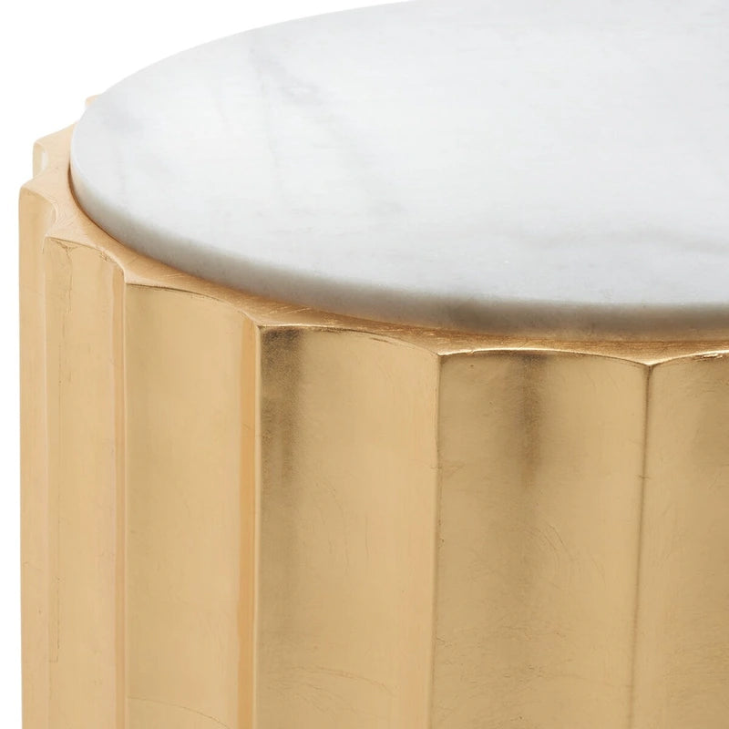 SAFAVIEH Couture Mairin Gold Side Table- Gold - 20 In W x 20 In D x 20 In H - 20Wx20Dx20H-7