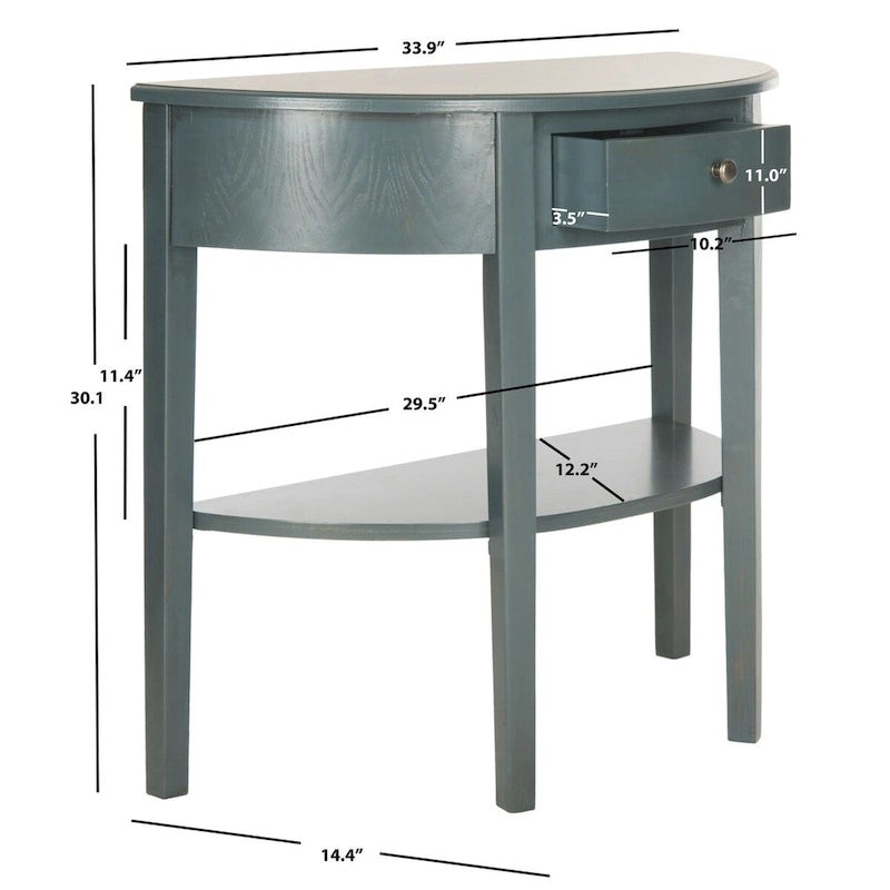 SAFAVIEH Sabina Off-White Birch Console Table - 33.9 x 14.4 x 30.1 - 34Wx14Dx30H-5